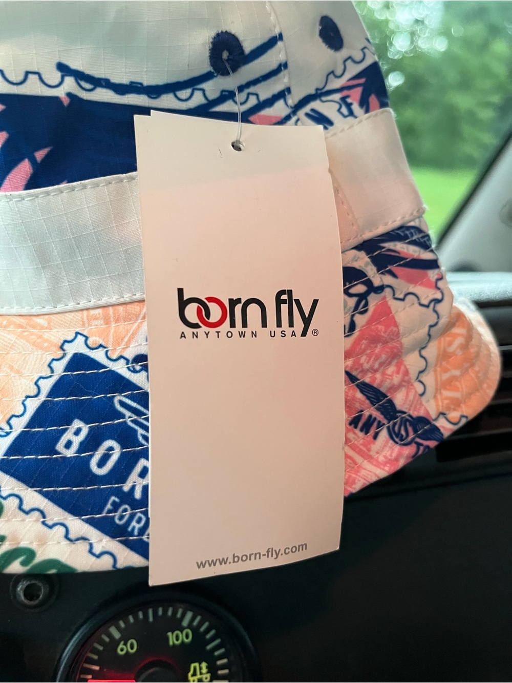NWT Born Fly Bucket Hat Destination Graphics - Picture 3 of 5